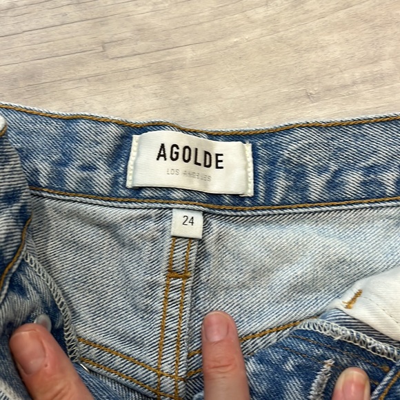 Agolde Distressed Riley shorts - Picture 4 of 5